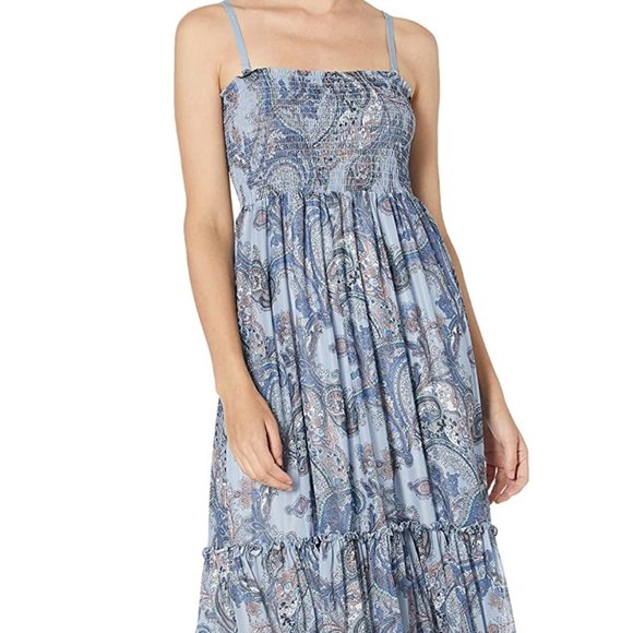 Tribal Women's Dress W/Shirring and Removable Straps Size Medium - Picture 1 of 8